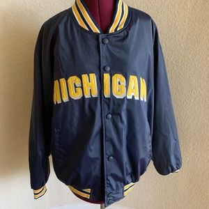 Men’s Michigan Varsity Bomber Jacket size L